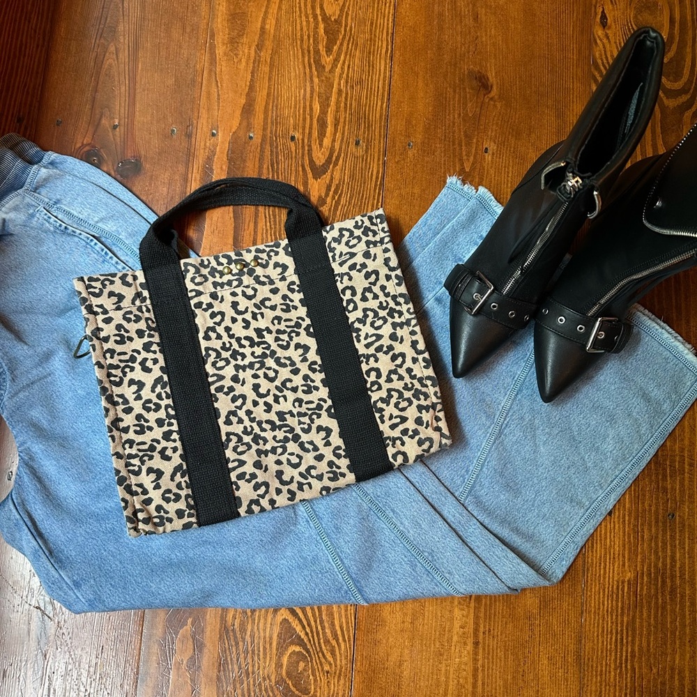 Leopard Print Tote Bag